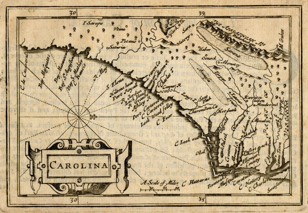 April, 1670 Settlers from England Establish Charles Town South